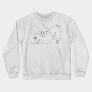 One Line Frenchie Crewneck Sweatshirt